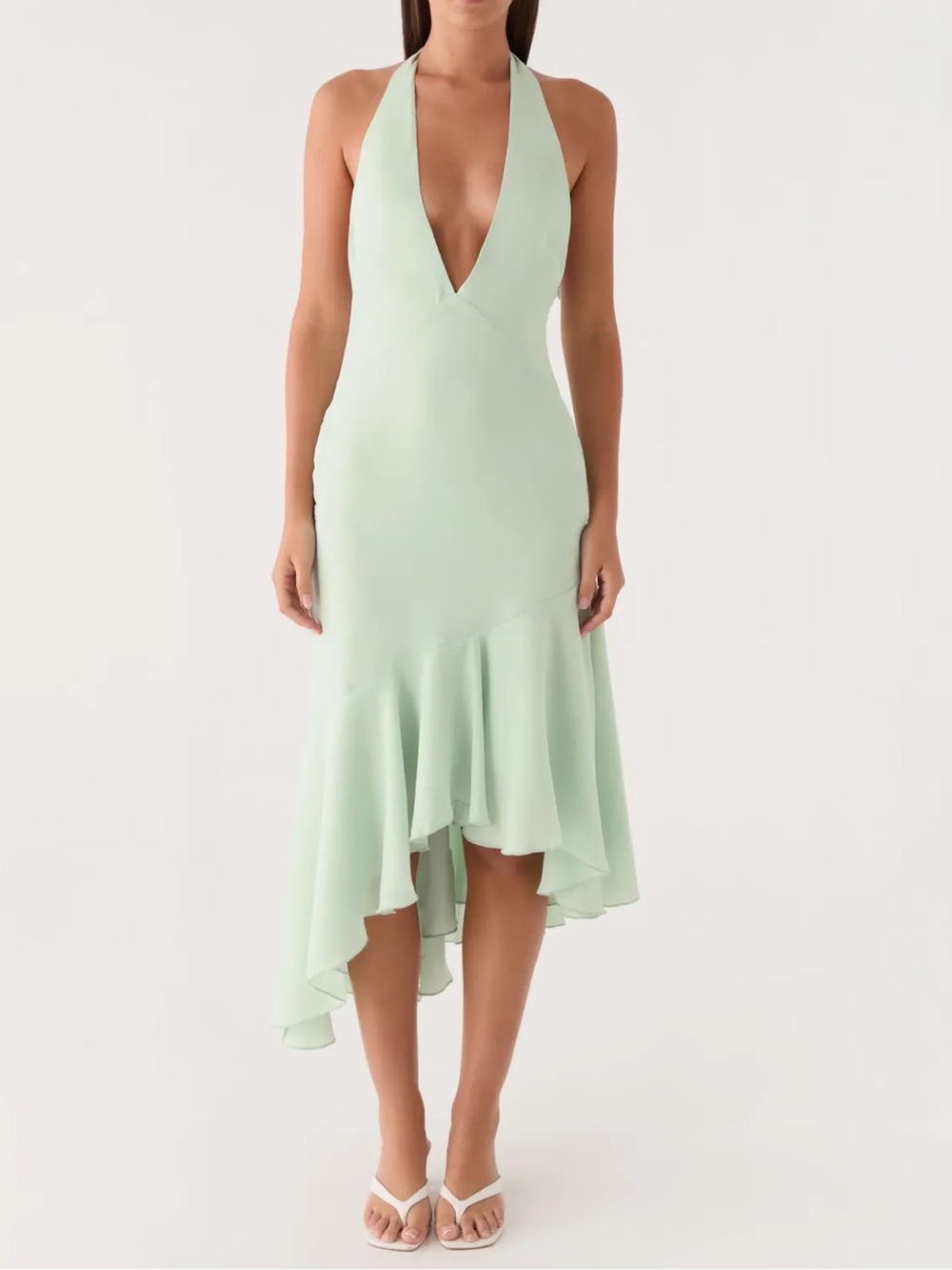 Halter Midi Dress
